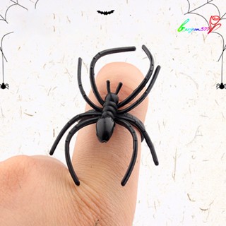 【AG】Spider Ring Eye-catching Decorative Attractive Delicate Adjustable Scene Layout Spider Ring for Party