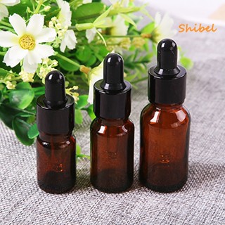 HOT_ 5ml-100ml หยดตาของเหลวแก้วสีเหลืองอำพันขนาดเล็กที่ว่างเปล่า