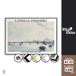 โปสเตอร์แต่งห้องสไตล์วินเทจ ภาพวาดของ Camille Pissarro สำหรับติดผนัง