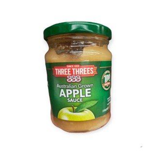 Three Threes 333 Australian Grown Apple Sauce ซอส แอปเปิ้ล ทรีทรีส์ 250g