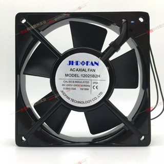 พัดลมระบายความร้อน JHDFAN 12025B2H 12 ซม. 220V 19 18W JA12038B2HL