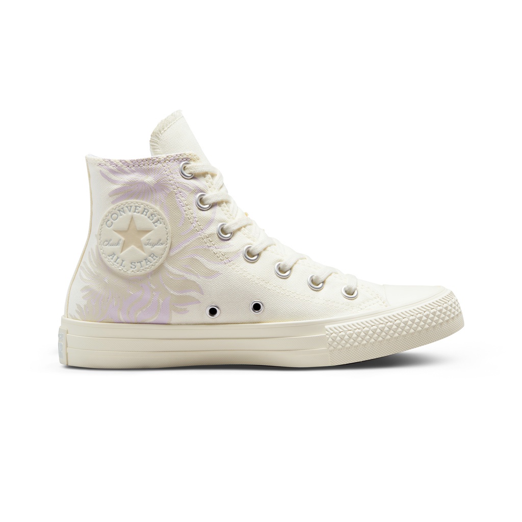 CONVERSE รองเท้าผ้าใบ รุ่น CTAS FLORAL HI CREAM - A03928CF_S3CMXX - สีครีม ผู้หญิง