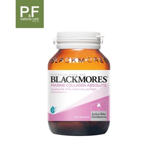 Blackmores Marine collagen absolute 60 caps แบลคมอร์ส มารีน คอลลาเจน แอปโซลูท 60 แคปซูล (ผลิตภัณฑ์เสริมอาหาร)