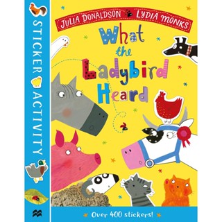 NEW! หนังสืออังกฤษ The What the Ladybird Heard Sticker Book [Paperback]