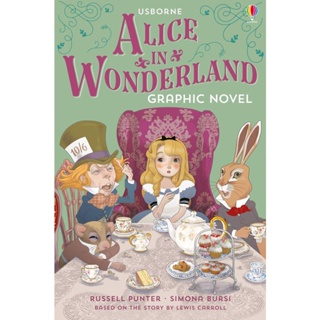 NEW! หนังสืออังกฤษ Alice in Wonderland Graphic Novel (Usborne Graphic Novels) [Paperback]