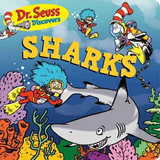 NEW! หนังสืออังกฤษ Dr. Seuss Discovers: Sharks (Dr. Seuss Discovers) (Board Book) [Hardcover]