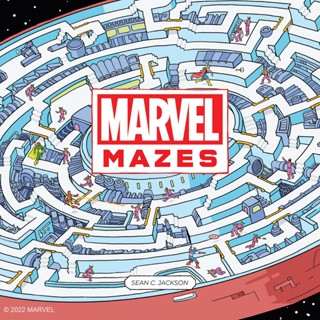 NEW! หนังสืออังกฤษ Marvel Mazes [Paperback]