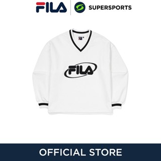 FILA Heritage Overfit V-Neck เสื้อลำลองผู้ใหญ่