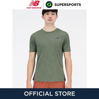 NEW BALANCE Q Speed Jacquard เสื้อวิ่งผู้ชาย เสื้อกีฬา