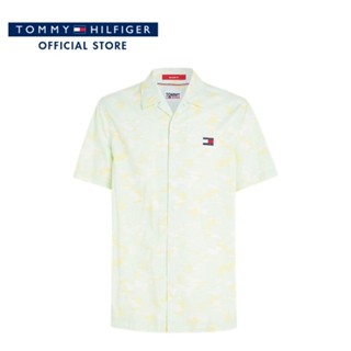 Tommy Hilfiger เสื้อเชิ้ตผู้ชาย รุ่น DM0DM15933 0IA - สีเหลือง