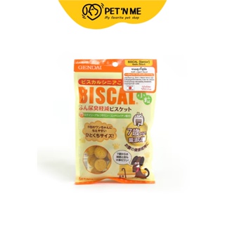 Biscal บิสเคิล อาหารเสริมขนมคุกกี้ แบบซอง สำหรับสุนัข สูตรซีเนียร์ 60 g