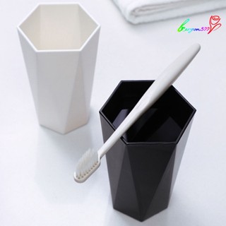 【AG】Tooth Mug Wear-resistant Large-capacity Mirror Texture Nordic Tooth Glass for travel