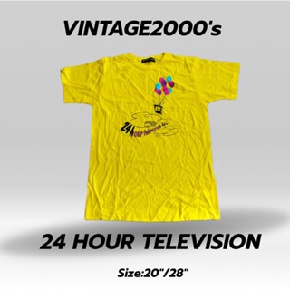 เสื้อวินเทจ24 hour television ปี2009 เสื้อวินเทจแท้100% #A1