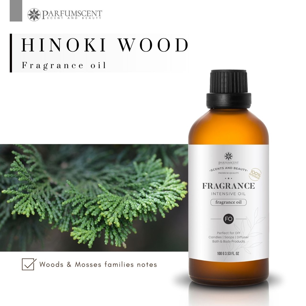 PARFUMSCENT หัวน้ำหอม Hinoki Wood/507108  fragrance oil