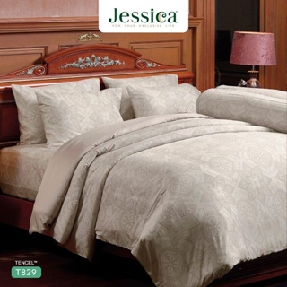 Jessica ผ้านวม 90 x 100 นิ้ว (ไม่รวมผ้าปูที่นอน) Tencel ทอ 500 เส้น พิมพ์ลาย กราฟฟิก T829 #เจสสิกา ผ้าห่ม