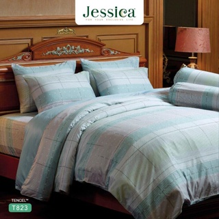 Jessica ผ้านวม 90 x 100 นิ้ว (ไม่รวมผ้าปูที่นอน) Tencel ทอ 500 เส้น พิมพ์ลาย กราฟฟิก T823 #เจสสิกา ผ้าห่ม