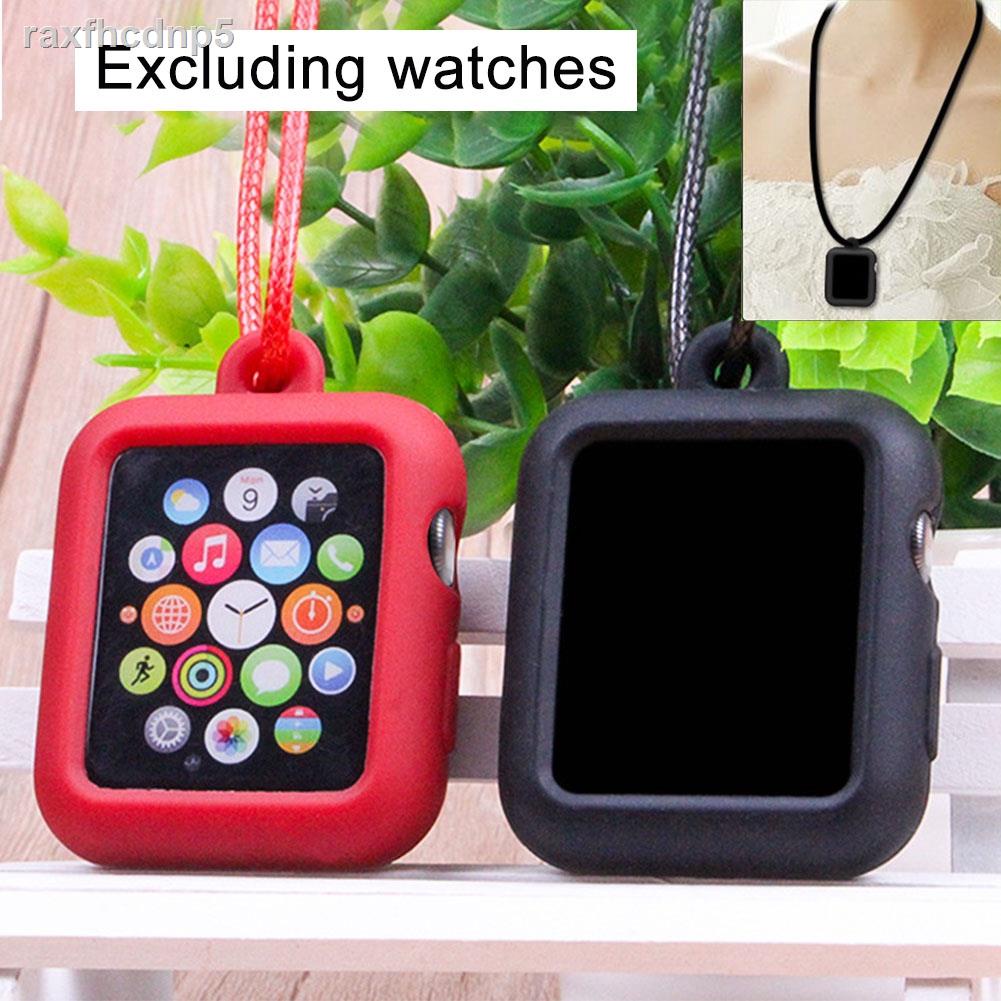 Durable Necklace Pendant Watch Cover Case Silicone For Apple