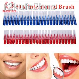 ▶BDS  50Pcs Clean Tooth Floss Brushing Teeth Interdental Brush Cleaning Teeth Oral Care Hygiene Dental Interdental Brush