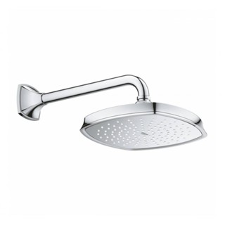 GROHE GRANDERA ฝักบัวก้านแข็งทรงเหลี่ยมมน 22.1 ซม. 27974000 อะไหล่ฝักบัว อะไหล่ห้องน้ำ อุปกรณ์ สุขภัณฑ์ อุปกรณ์ ของใช้ใน