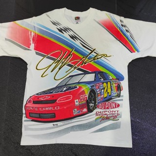 เสื้อยืด NASCAR วินเทจ OVP DUPONT racing  no24 ปี1996 น่าสะสม🏆 .