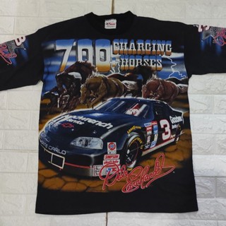 เสื้อยืด NASCAR วินเทจ OVP 700 HORSES no3 ปี1997น่าสะสม🏆 ..