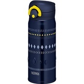 Thermos เทอร์มอส ขวดน้ำมือถือเครื่องดูดฝุ่นขวดน้ำ 0.4L Navy Yellow JNR-401 NV-Y k1345