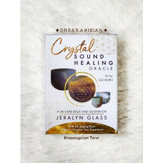 Crystal Sound Healing Oracle ไพ่ออราเคิลหินคริสตัลลดราคา ไพ่แท้ลดราคา ไพ่ยิปซี ไพ่ทาโร่ต์ ไพ่ออราเคิล Tarot Oracle