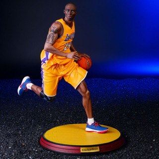 [รุ่นคุณภาพสูง] Figure Kobe Bryant ดาราบาสเกตบอล NBA สีดำ Mamba Lakers kobe24 โมเดลตกแต่งหุ่นทำมือ