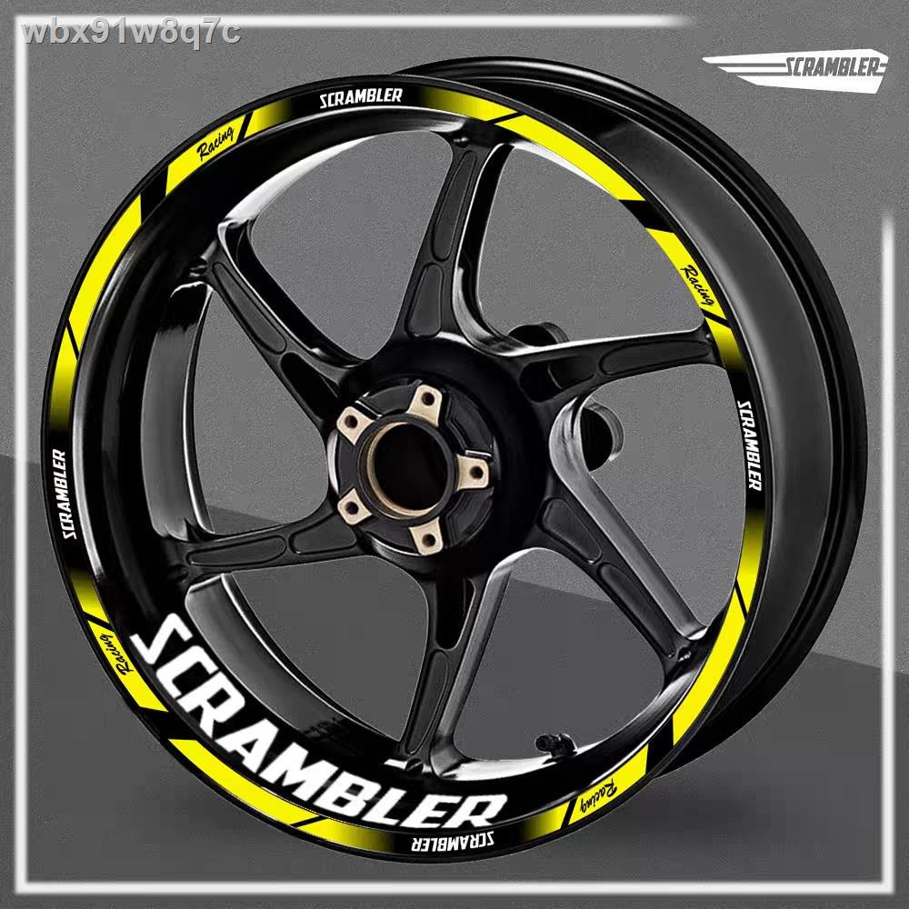 Ducati Wheel Stickers Front 18 Inches and Rear 17 Inches Are Suitable For Ducati Scrambler Ziyouzhi 