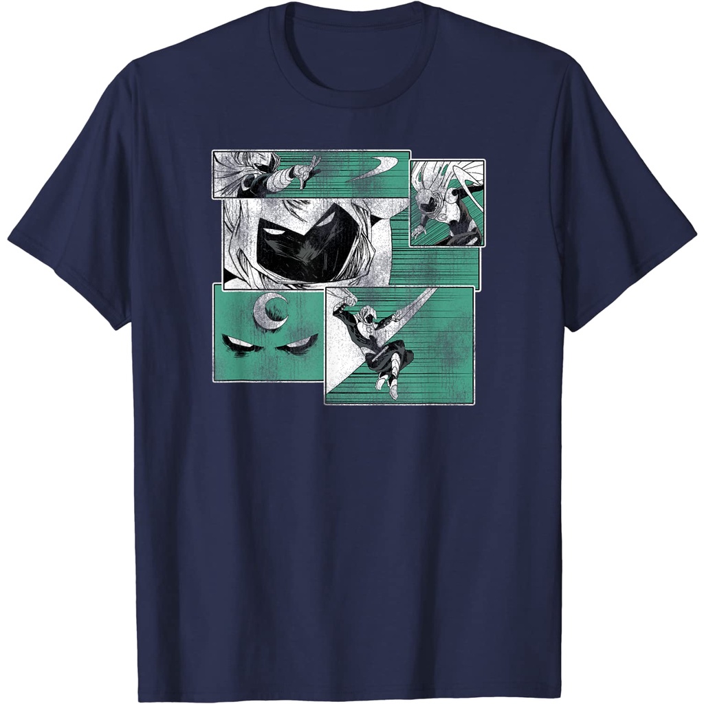 เสื้อยืด Marvel Moon Knight Graphic Comic Panel: ชุดนักเรียน