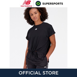 NEW BALANCE Relentless Short Sleeve เสื้อออกกำลังกายผู้หญิง เสื้อกีฬา