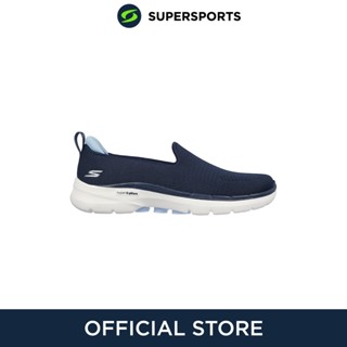 SKECHERS GO WALK™ 6 - Ocean Splash รองเท้าลำลองผู้หญิง รองเท้าผ้าใบ