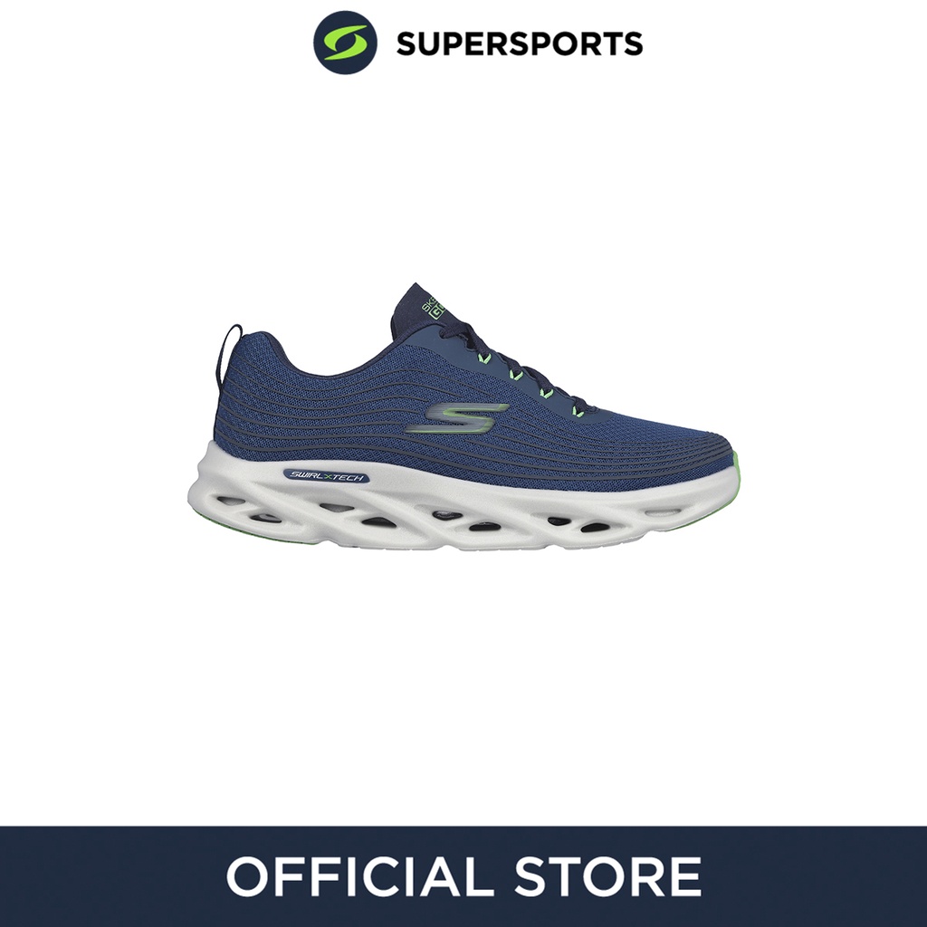 SKECHERS GO RUN® Swirl Tech™ Speed รองเท้าวิ่งผู้ชาย รองเท้ากีฬา