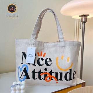 【เงินสด】กระเป๋า❀♞▪TOTE BAG ลายใหม่ แถมช่องเล็กใส่เหรียญในตัว