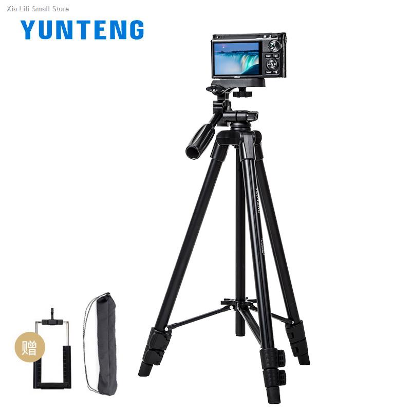 Yunteng micro-single tripod เหมาะสำหรับ Panasonic gh5 ขาตั้งกล้องแบบพกพา gf10gh6gh4g9 s5 lx3gx95gx85 แนวตั้งกรอบกล้องถ่า