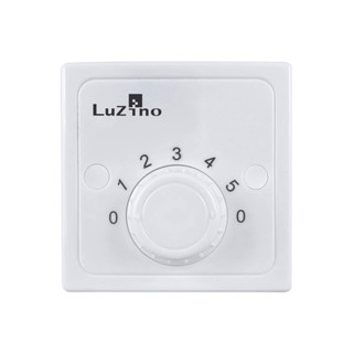 LUZINO สวิตช์ผนังพัดลมเพดาน 5 ระดับ รุ่น TW-WC-WH CBB61 3uF สีขาว