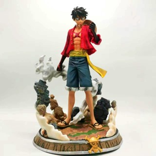 Figure One Piece [รุ่นคุณภาพสูง] GK Dream Luffy ไม่ส่องแสงหมวกฟาง Luffy Straw Hat Legion ลูฟี่ทำมือด้วยมือ