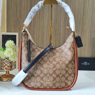 💥👜NEW COACH CF350 JULES HOBO IN SIGNATURE CANVAS คุ้มมาก ใบใหญ่