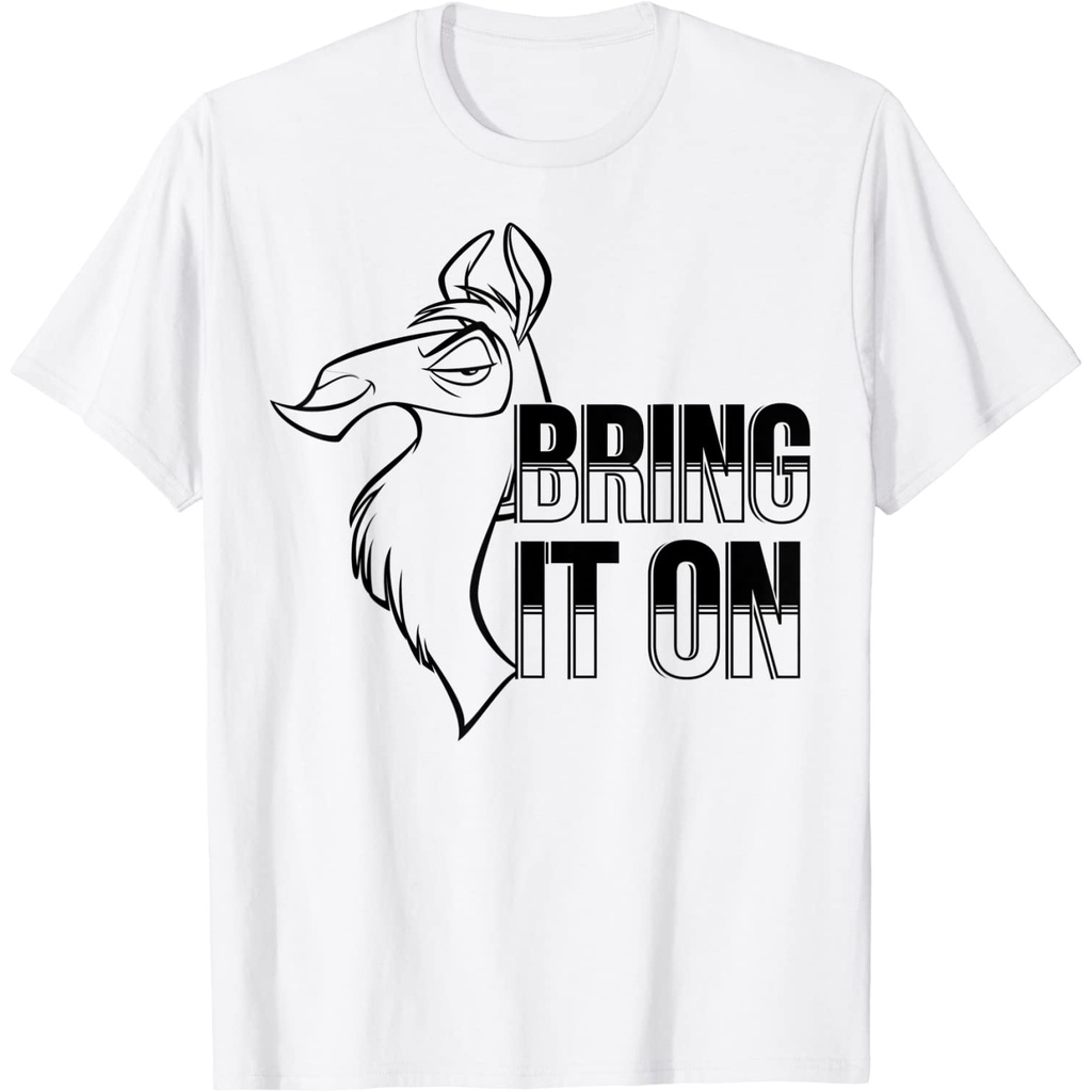 เสื้อยืดลายใหม่ Groove Kuzco ของ Disney Emperor เสื้อยืด : เสื้อผ้า รองเท้า และเครื่องประดับ