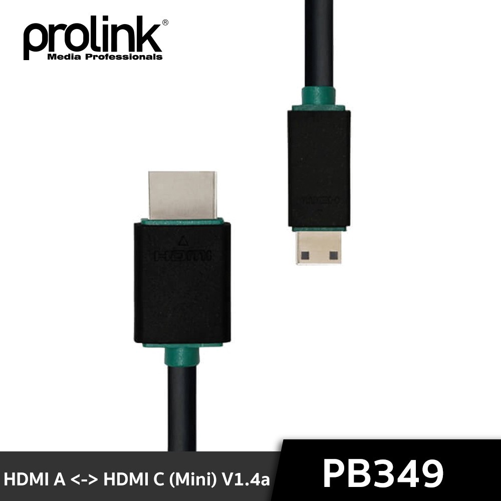 [ออกใบกำกับได้+ประกันศูนย์ไทย] PROLINK PB349-0150 สายโปรลิงค์ HDMI Type A plug -Type C plug V1.4a Clearance สินค้า Prolink ของแท้ 100% ไม่มีแพ็คเก็จ