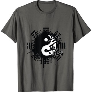 Ying Yang เสื้อยืด Chinese Yin Tai Chi Feng Shui Bagua Tee