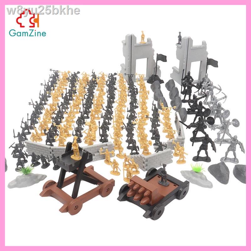 [NANA] Army Toy Set Knights Game Accessory Toys Playset Vehicles for Home Kids