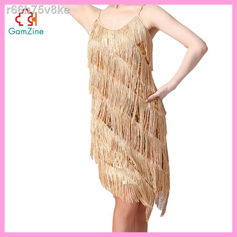 [lzdxwcke2] Women's Dress 1920S Ladies Ballroom Samba Tango Dance Costume