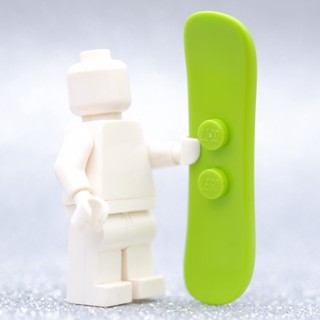 LEGO Snowboard Green ACCESSORIES - LEGO® Minifigures Authentic เลโก้แท้