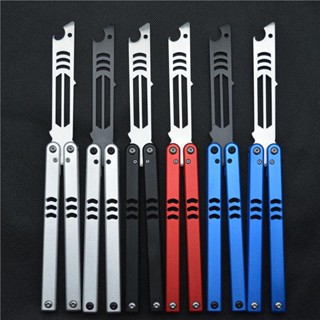 clone Squid Industries Mako V4 Balisong มีดบาลิซอง มีดผีเสื้อ มีดซ้อม มีดควงพกพา ทําจากอลูมิเนียมอัลลอยด์ สำหรับซ้อมควง