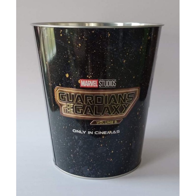 Marvel GUARDIANS OF THE GALAXY VOL.3 Embossed Tin Popcorn Bucket Tub SF CINEMA