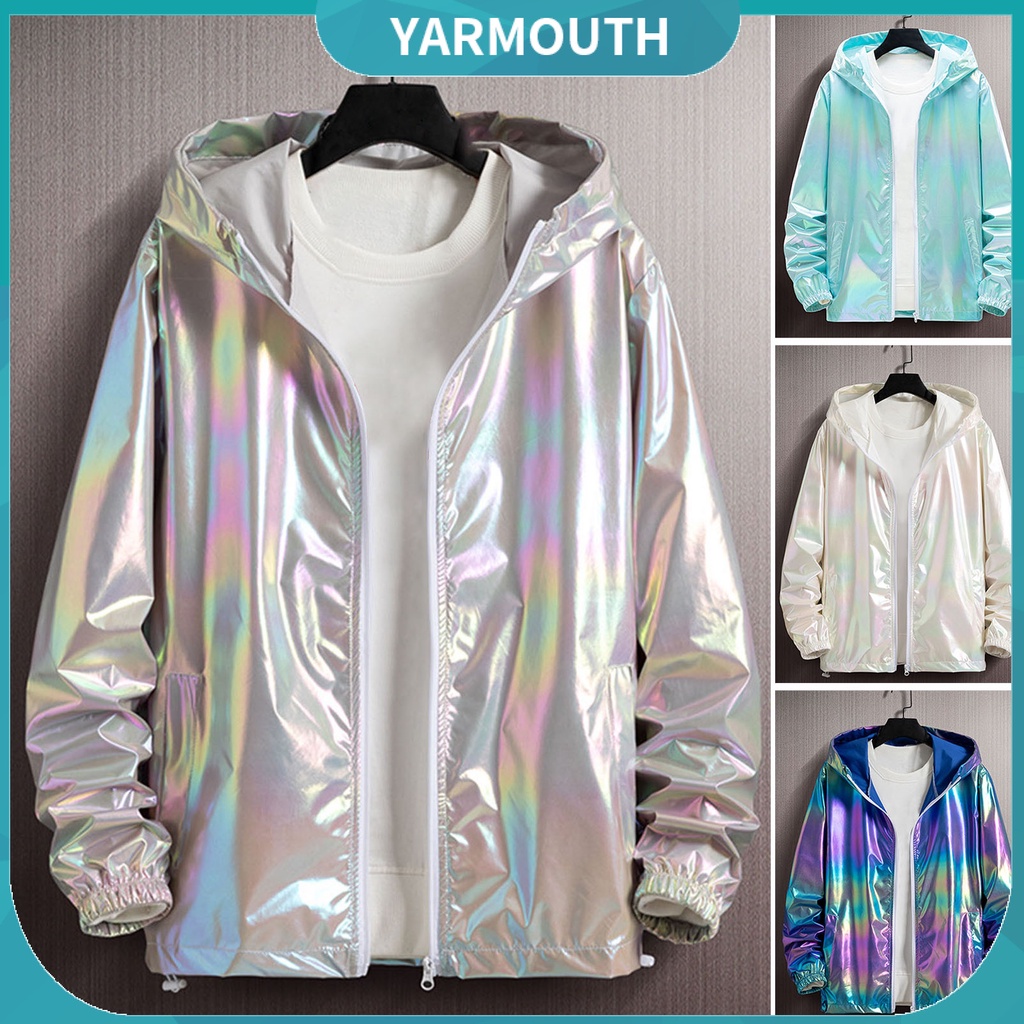 Yyr–เสื้อแจ็กเก็ตกันลม แขนยาว มีฮู้ด ไล่โทนสี บางพิเศษ ยืดหยุ่น กันแดด หลากสี สําหรับผู้ชาย ราคา ถูกที่สุด ดีลบีเคเค