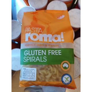 Pasta Roma Gluten Free Spirals 350g.สไพเริลส์ พาสต้าเส้นเกลียว350กรัม,