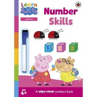 Asia Books หนังสือภาษาอังกฤษ LEARN WITH PEPPA: NUMBER SKILLS: STICKER