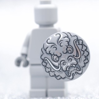 LEGO Silver Dragon Shield - LEGO เลโก้ มินิฟิกเกอร์ ตัวต่อ ของเล่น ACCESSORIES